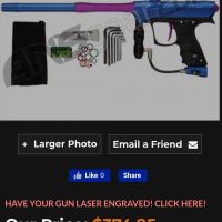 DYE MAXXED RISE & valken vsl hopper