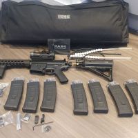 MCS RAP4 468 Mil-Sim Paintball Gun with 2xRed dot + Custom Barrel